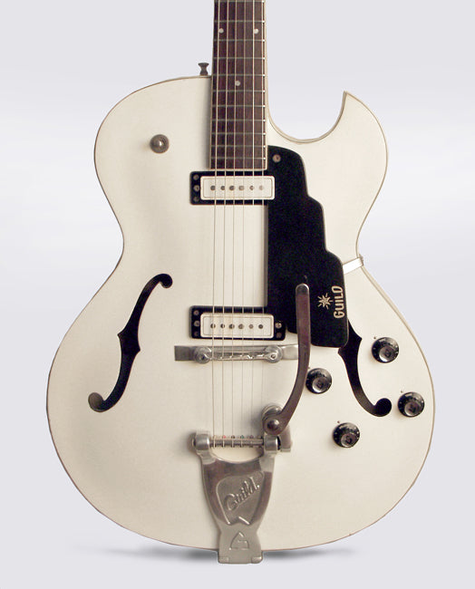 Guild Starfire III White Thinline Hollow Body Electric Guitar (1964)