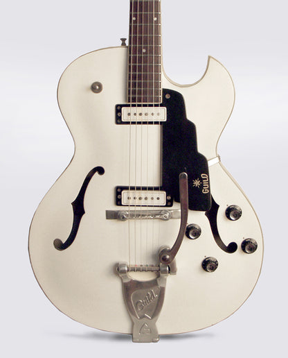 Guild Starfire III White Thinline Hollow Body Electric Guitar (1964)