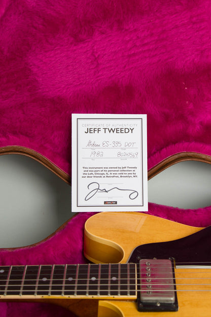 Gibson ES-335 DOT Owned by Jeff Tweedy of Wilco Semi-Hollow Body Electric Guitar (1982)