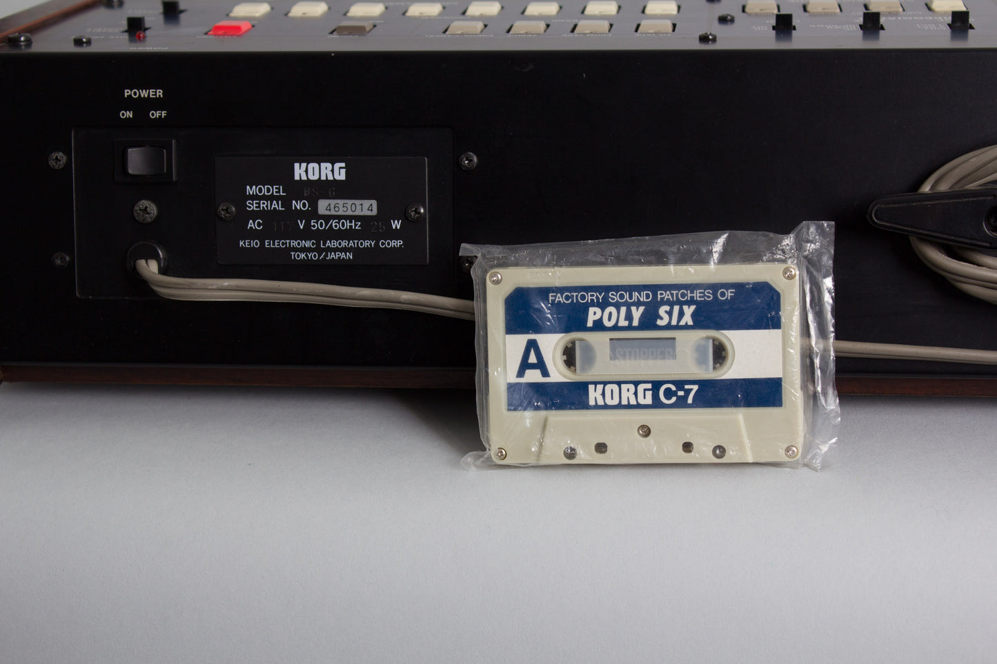 Korg PolySix Programmable Polyphonic Synthesizer (1981)