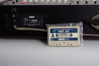 Korg PolySix Programmable Polyphonic Synthesizer (1981)