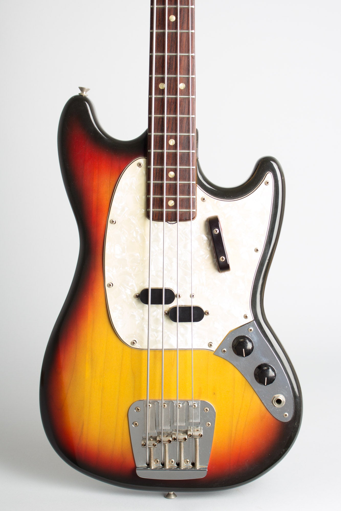 Fender Mustang Solid Body Electric Bass Guitar (1972)
