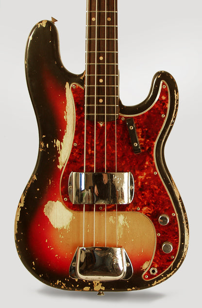 Fender Precision Bass Solid Body Electric Bass Guitar (1963)