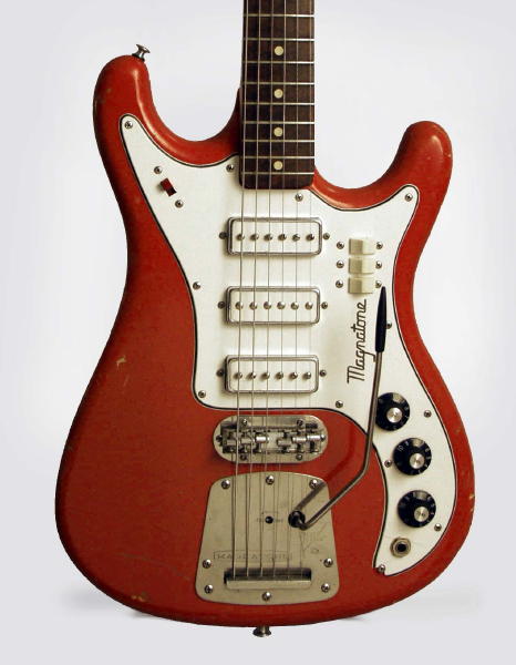 Magnatone Typhoon X-20 Solid Body Electric Guitar (1965)