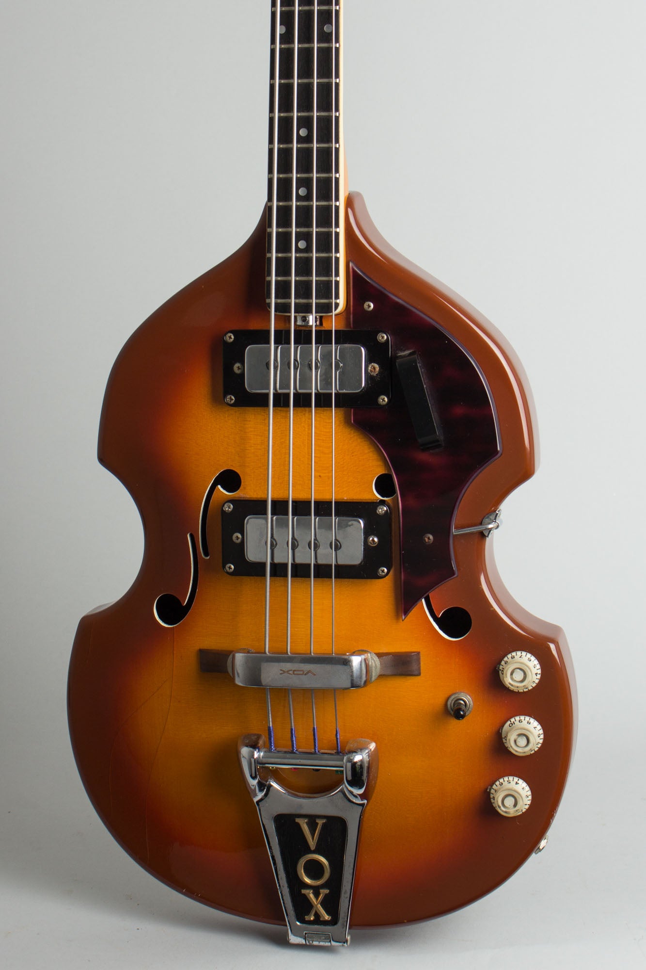 Vox V-283 Spyder IV Hollow Body Electric Bass Guitar (1968)