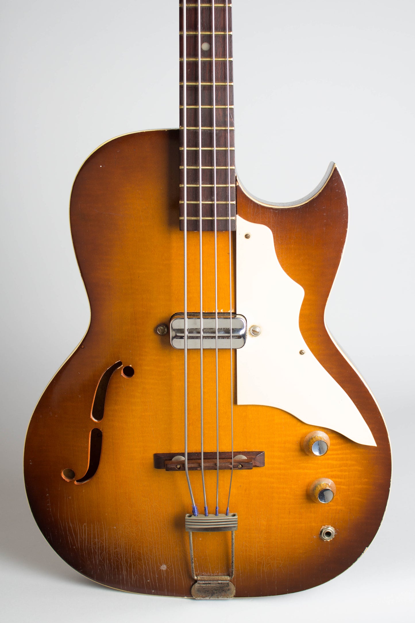 Kay K-5920 Hollow Body Electric Bass Guitar (1964)