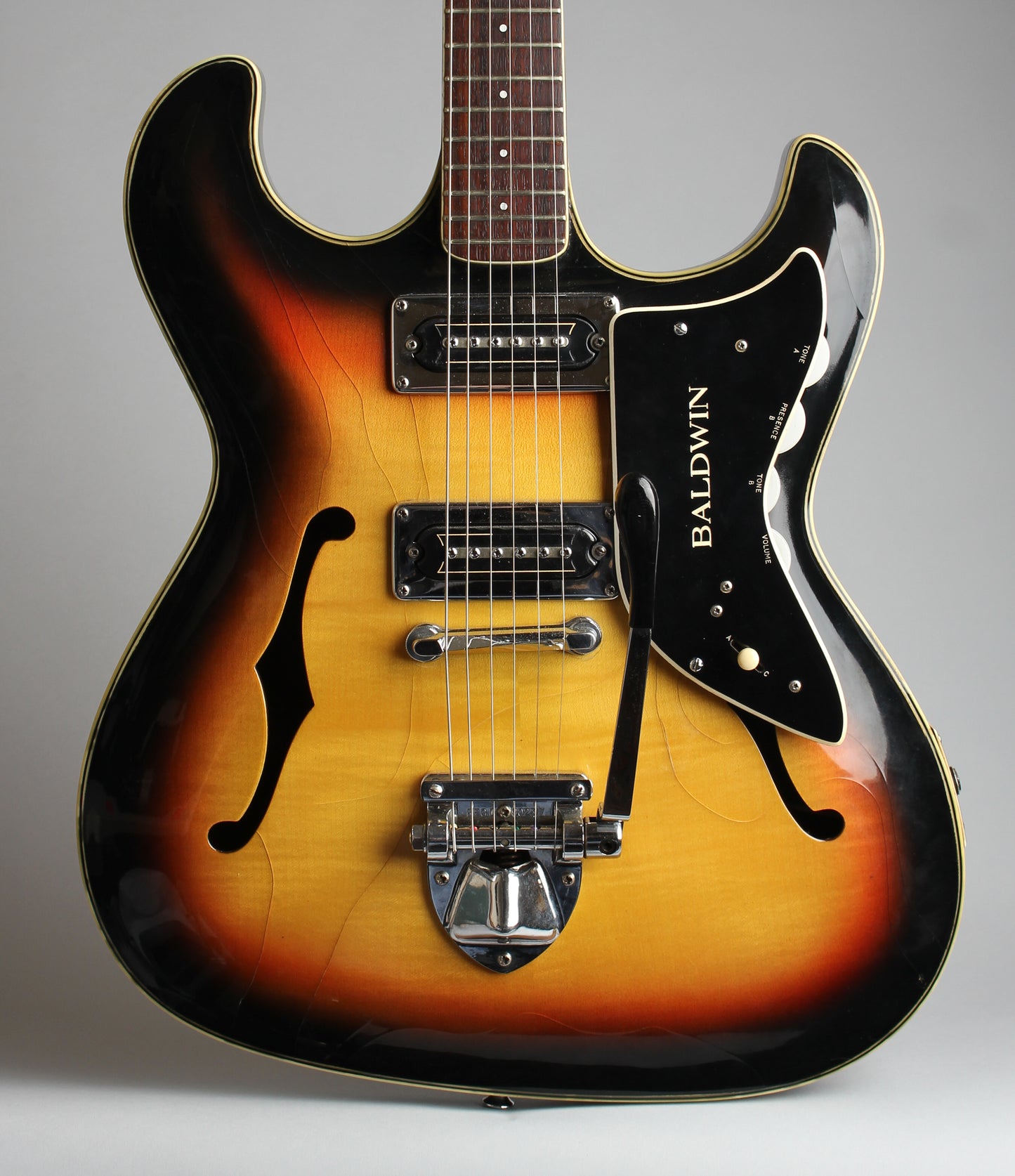 Baldwin - Burns Vibraslim Semi-Hollow Body Electric Guitar (1966)
