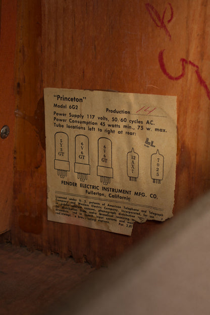 Fender Princeton 6G2 Tube Amplifier (1962)