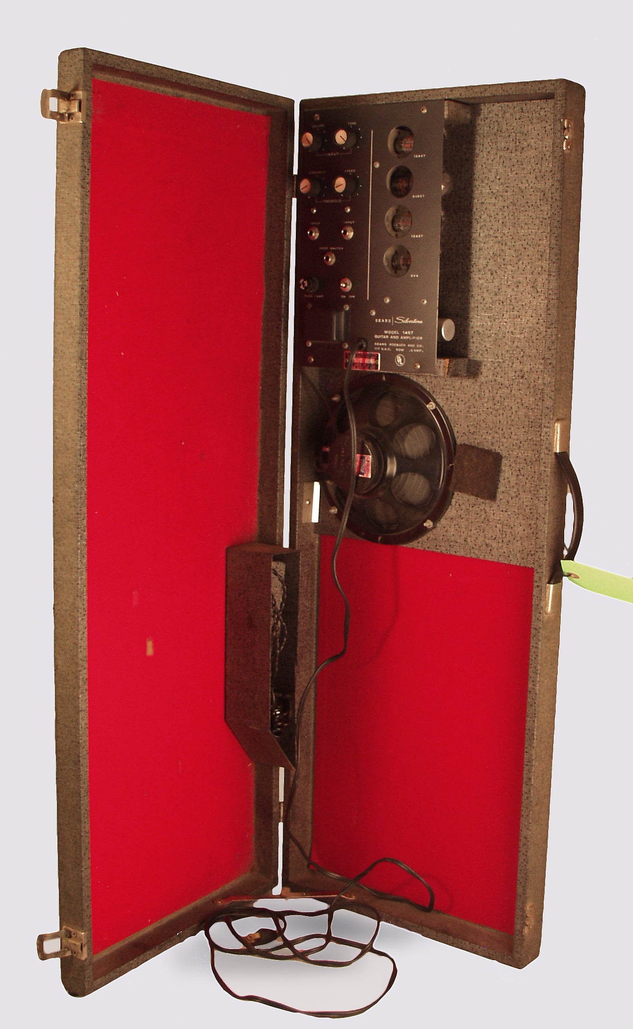 Danelectro Silvertone Model 1457 Amp-In-Case Semi-Hollow Electric Guitar and Amplifier Set (1965)