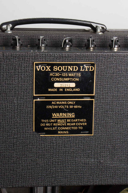 Vox AC-30/6 Twin Large Combo Tube Amplifier (1981)