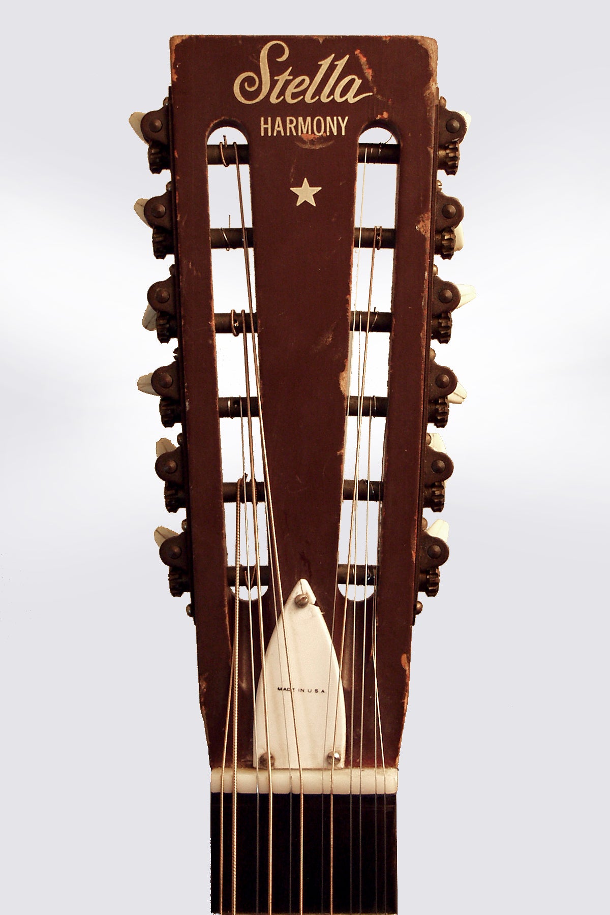 Harmony Stella 12 String Flat Top Acoustic Guitar (1950's)