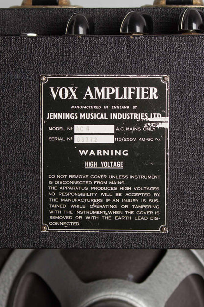 Vox AC-4 Tube Amplifier (1964)
