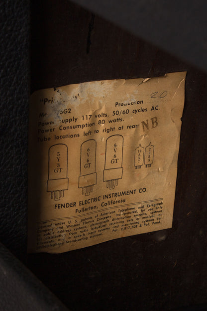 Fender Princeton Tuxedo 6G2 Tube Amplifier (1964)