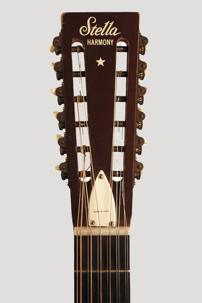 Harmony Stella H-912 12 String Flat Top Acoustic Guitar (1967)