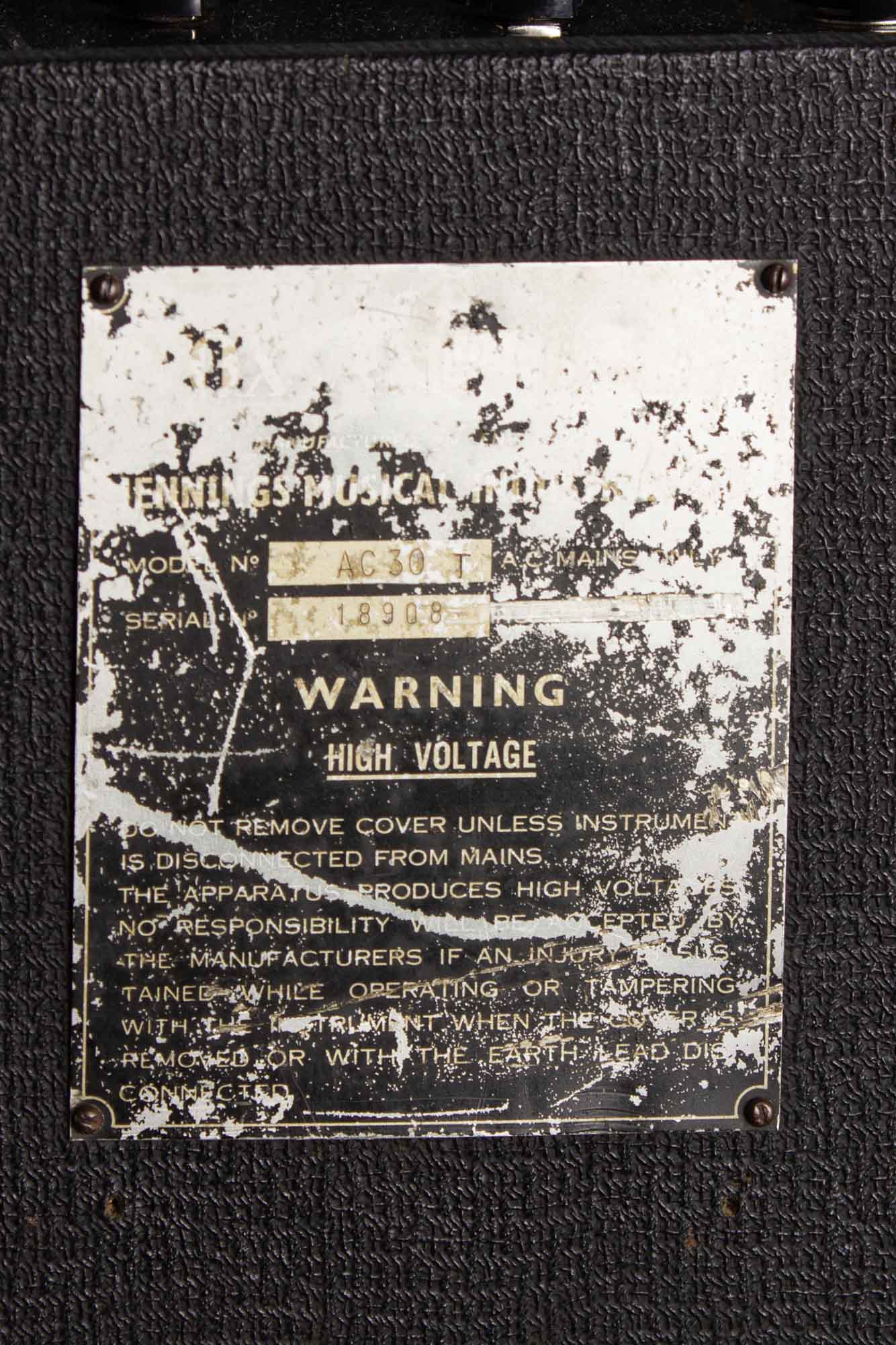 Vox AC-30/6 Twin Tube Amplifier (1965)