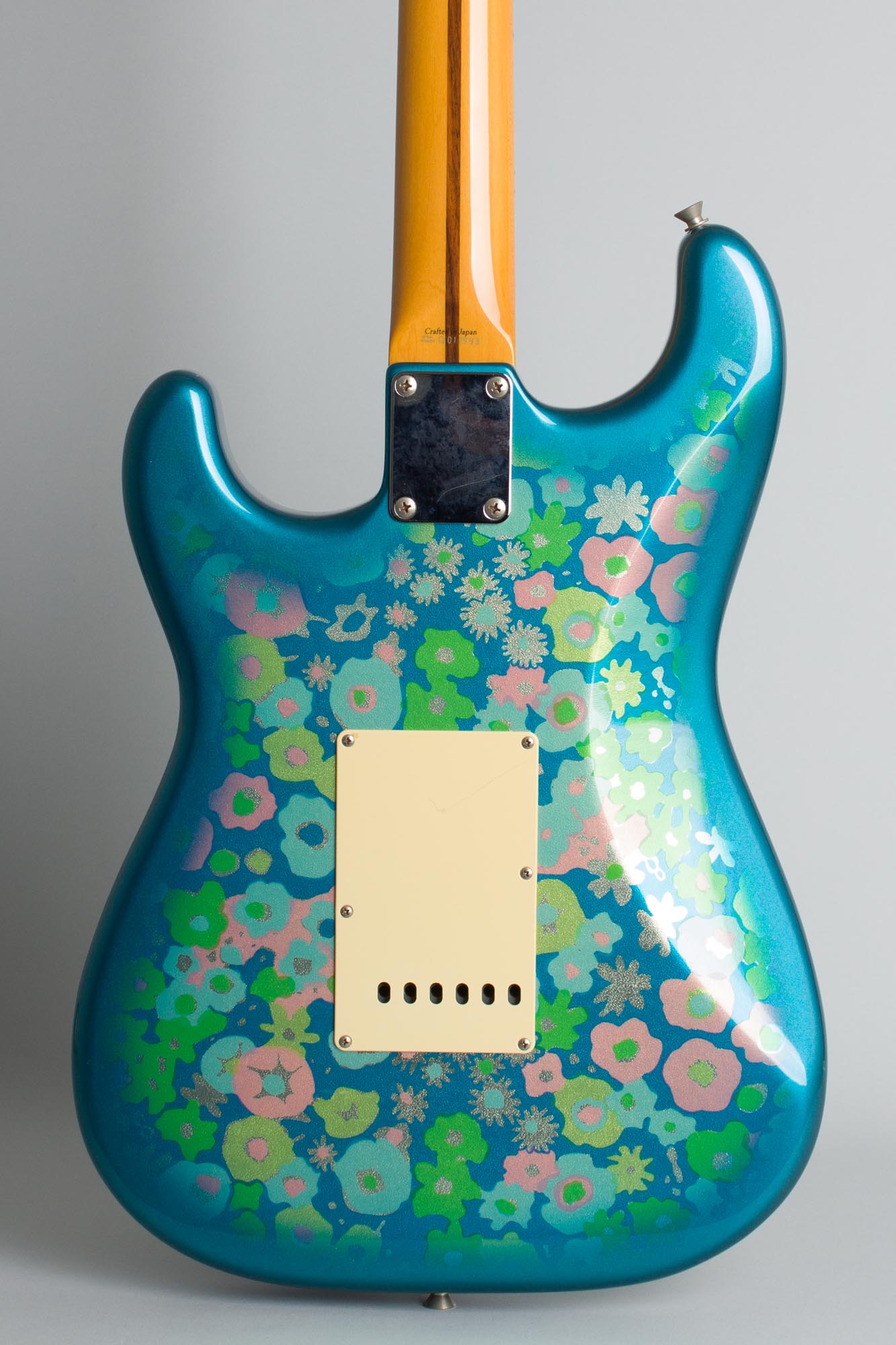 Fender Blue Floral Stratocaster Solid Body Electric Guitar (2002)