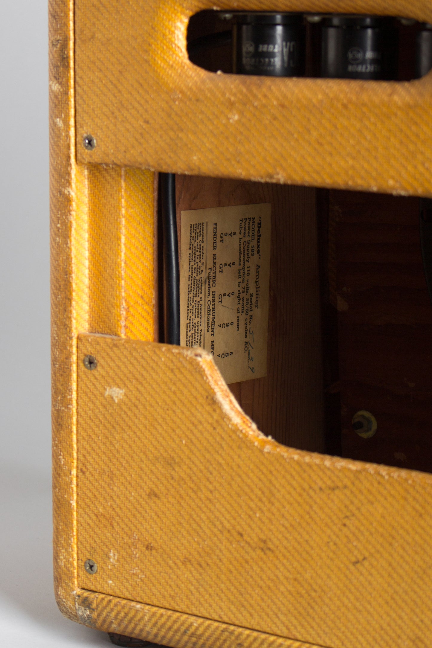 Fender Deluxe Model 5B3 Tube Amplifier (1951)