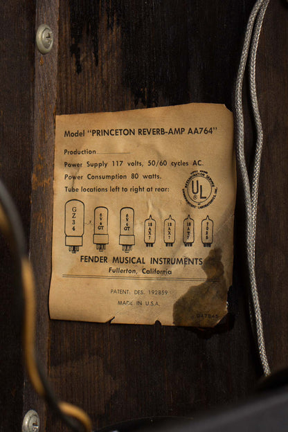 Fender Princeton Reverb AA1164 Tube Amplifier (1969)