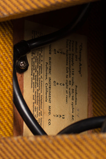 Fender Champ-Amp 5F1 Tube Amplifier (1959)