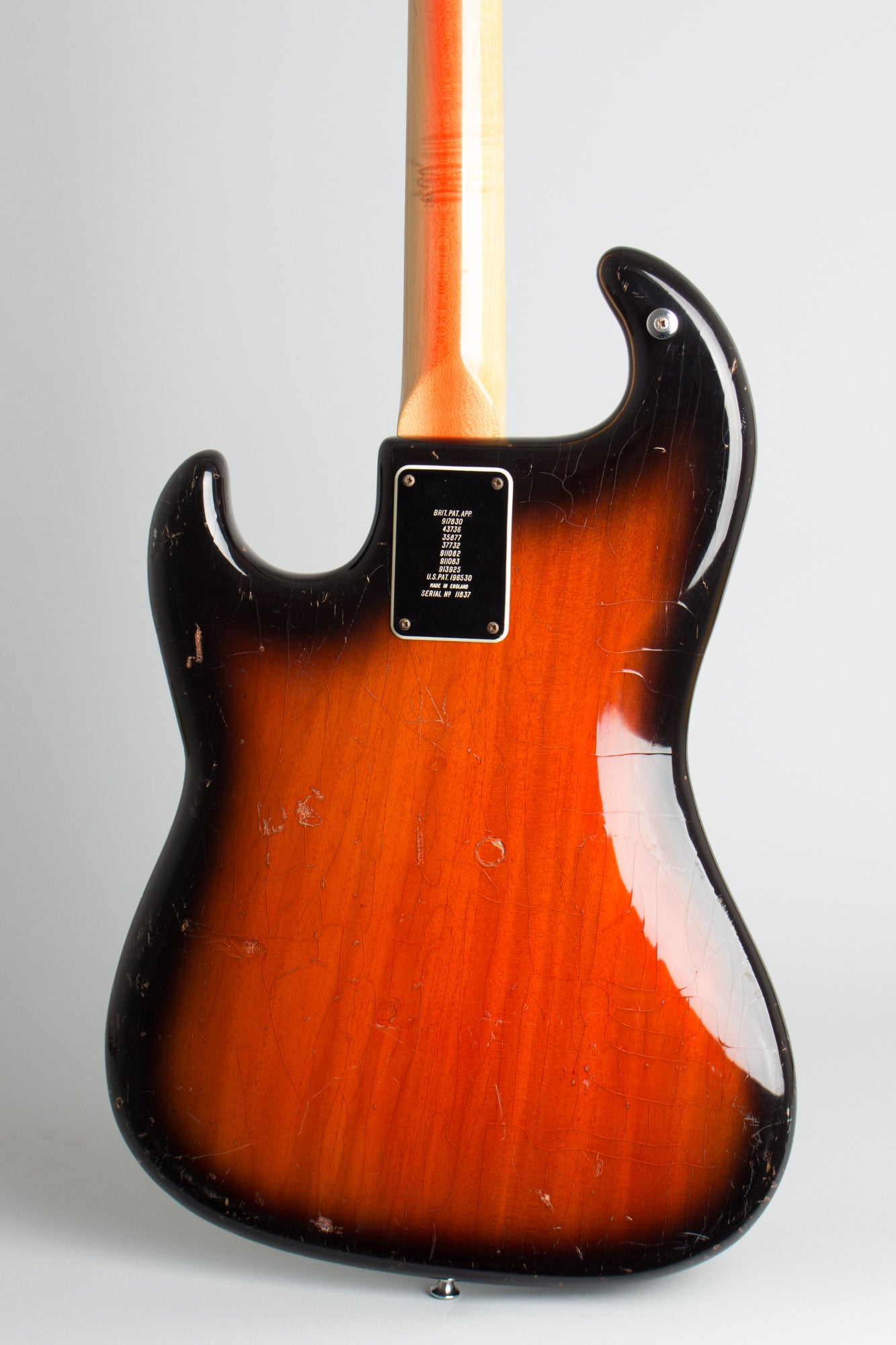 Burns Jazz Bass Solid Body Electric Bass Guitar (1965)
