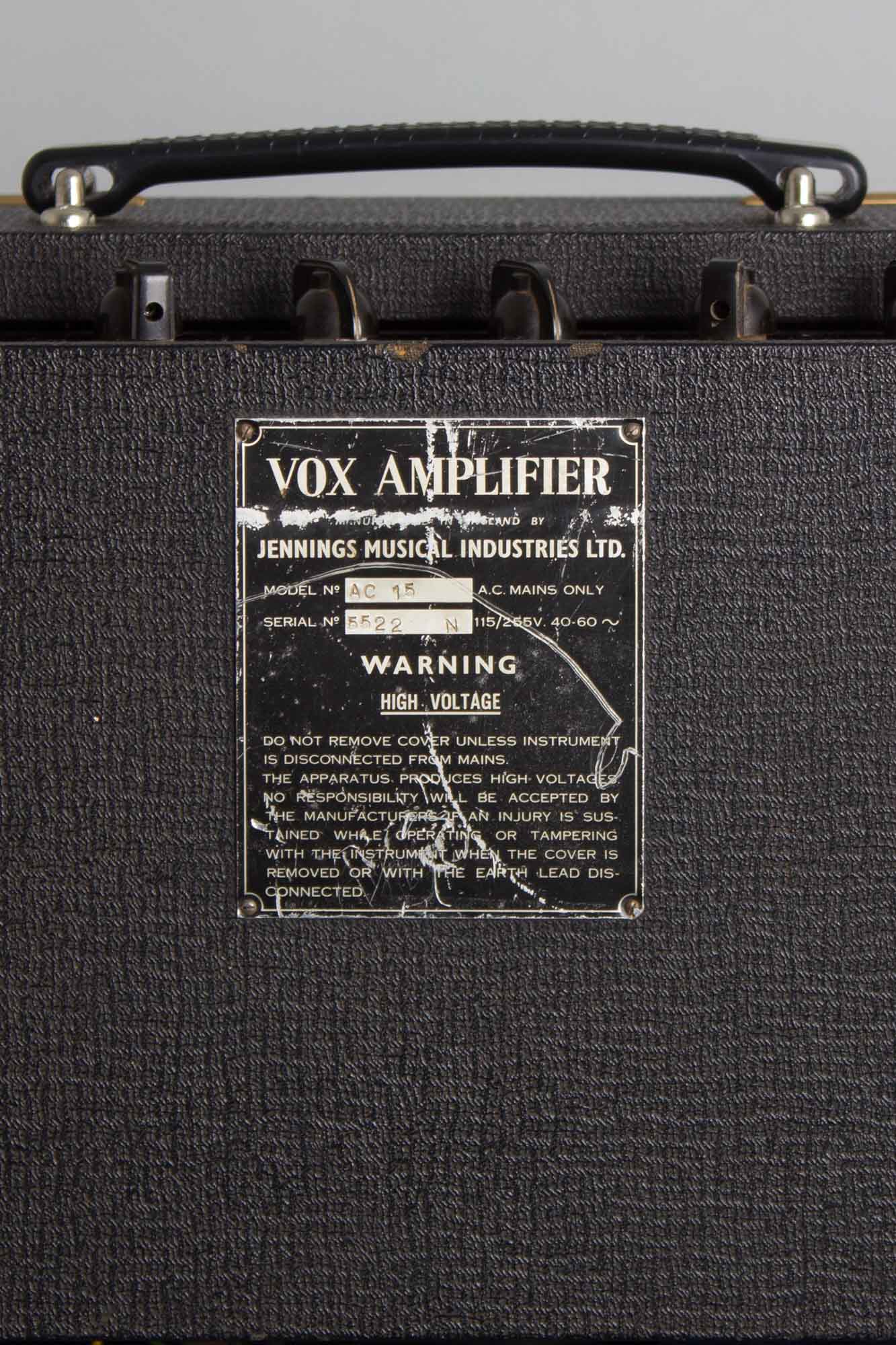 Vox AC-15 Tube Amplifier (1964)