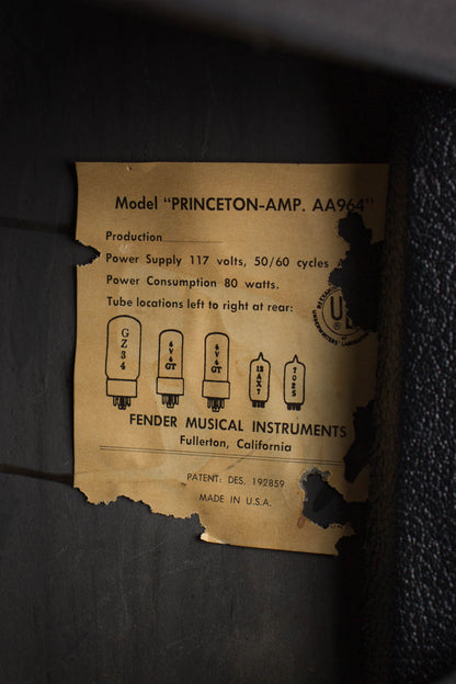Fender Princeton Tube Amplifier (1969)