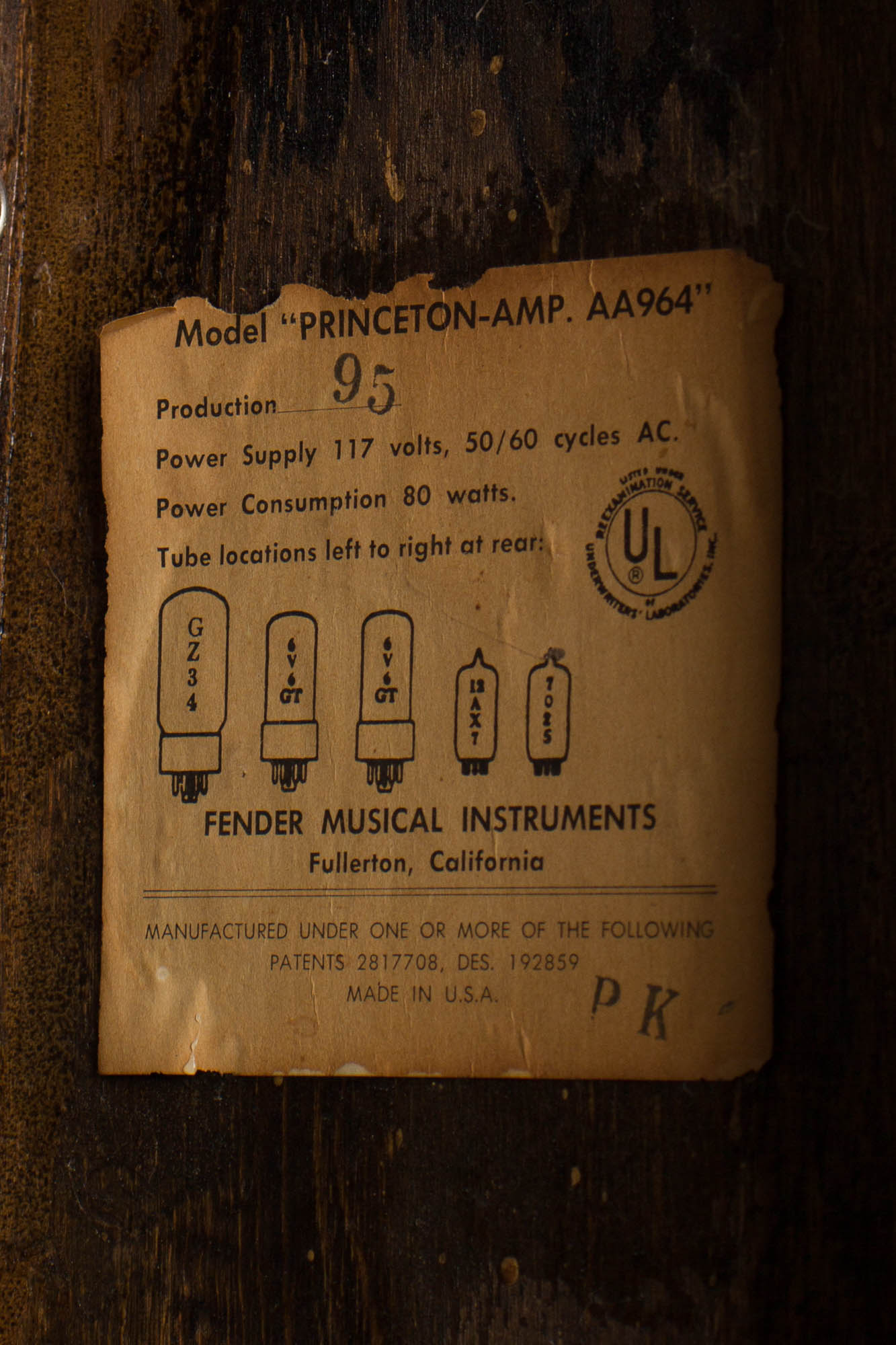Fender Princeton Tube Amplifier (1966)
