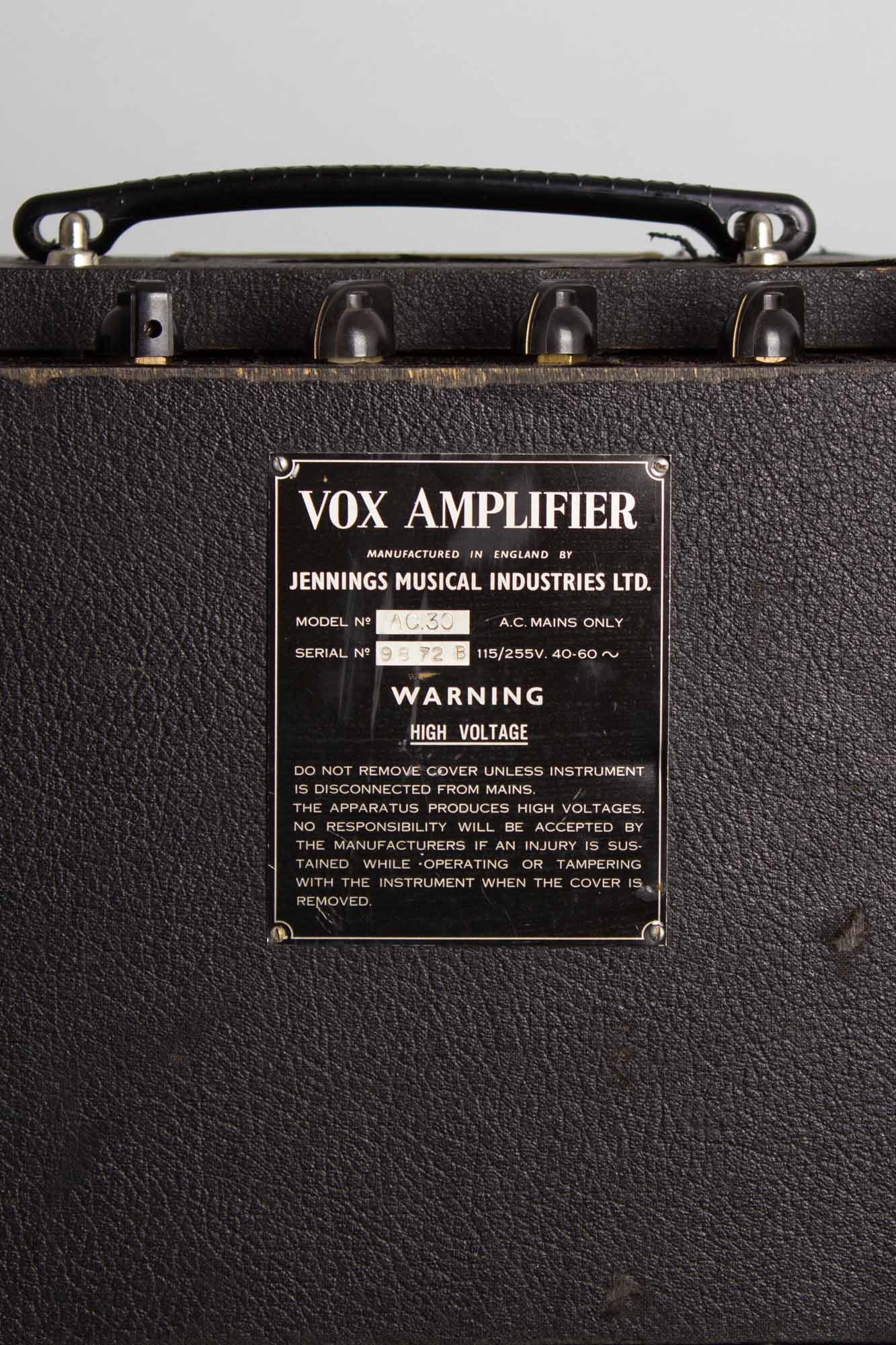 Vox AC-30/6 Twin Tube Amplifier (1963)