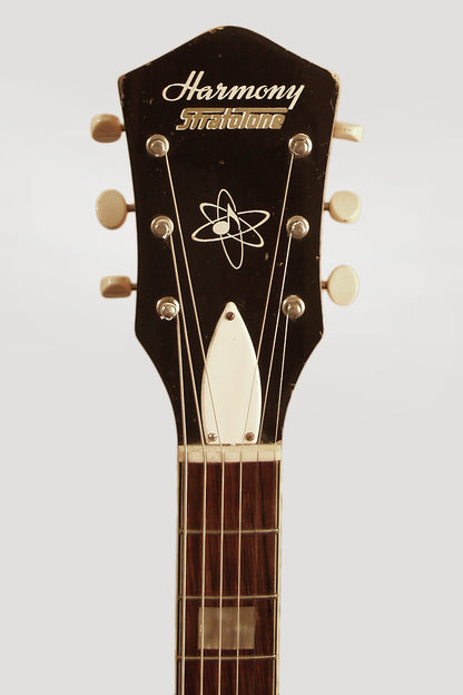 Harmony Stratotone Mercury H-48 Semi-Hollow Body Electric Guitar (1962)