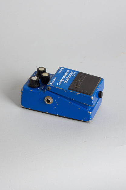 Boss CS-2 Compression Sustainer Owned and Used by Tom Verlaine Compressor Effect (1986)