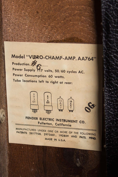 Fender Vibro-Champ AA-764 Tube Amplifier (1965)