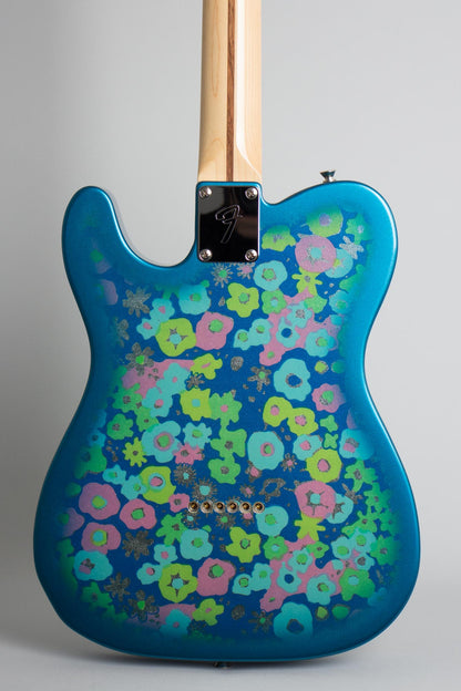 Fender Blue Floral Telecaster Solid Body Electric Guitar (2017)