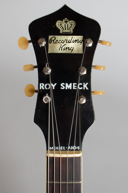 Recording King Roy Smeck Model A-104 Arch Top Hollow Body Electric Guitar (1940)