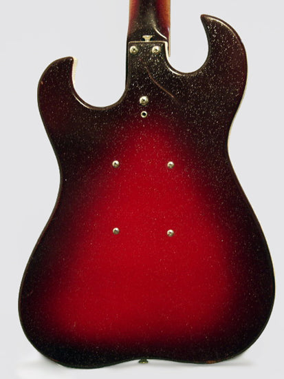 Danelectro Silvertone ""Amp-in-Case"" Semi-Hollow Body Electric Guitar (1965)