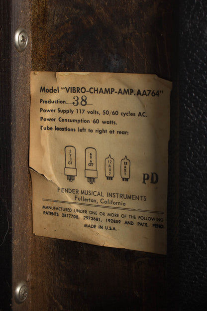 Fender Vibro-Champ AA764 Tube Amplifier (1966)