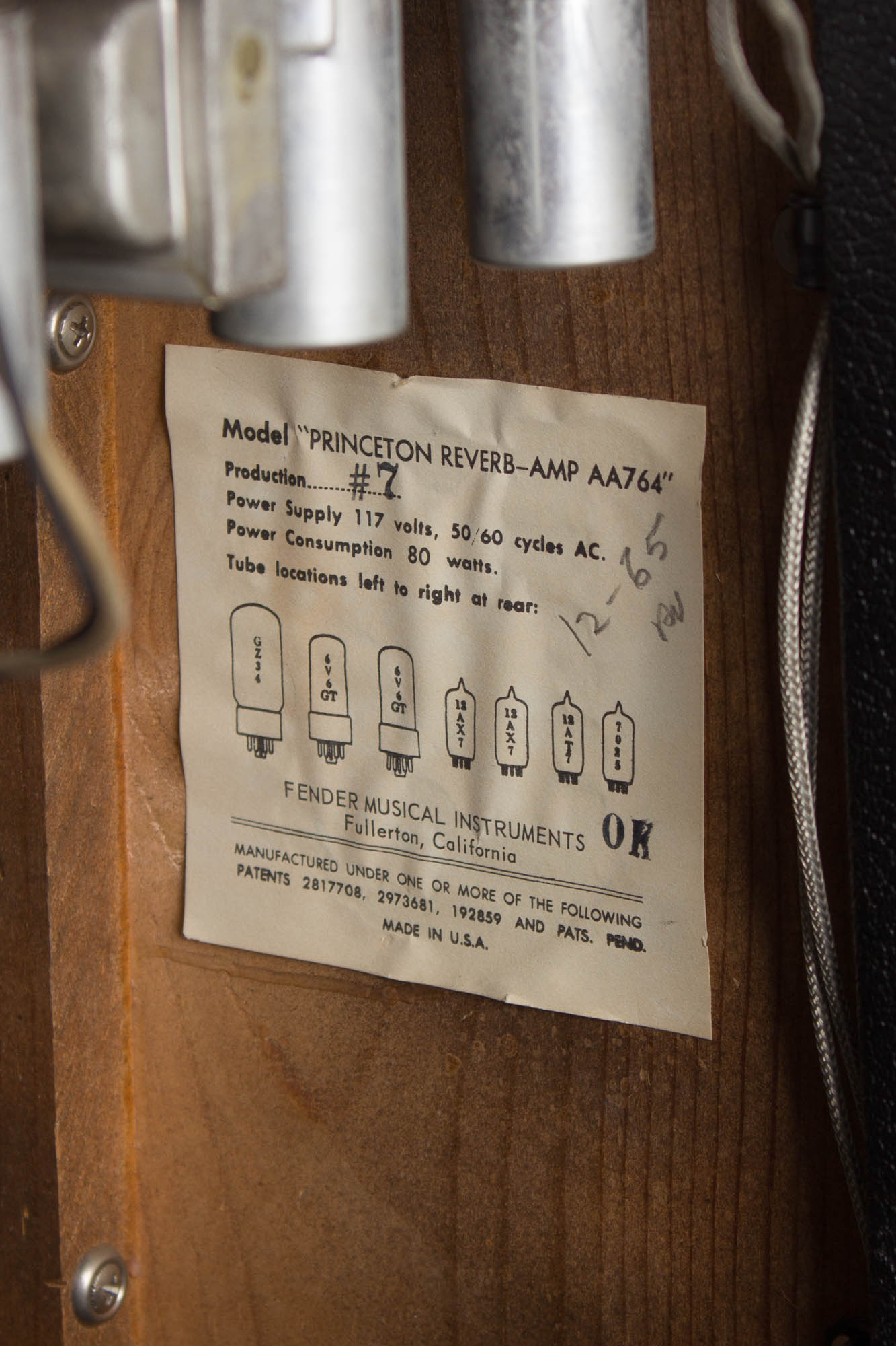 Fender Princeton Reverb AA-764 Tube Amplifier (1965)