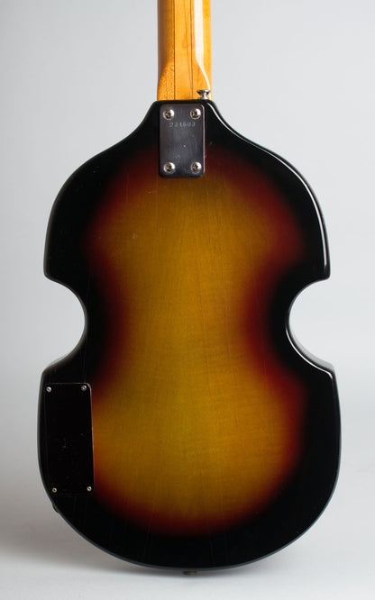Vox V-232 Violin Bass Solid Body Electric Bass Guitar (1965)