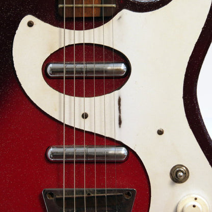 Danelectro Silvertone 2-Pickup Amp-In-Case Semi-Hollow Body Electric Guitar (1964)