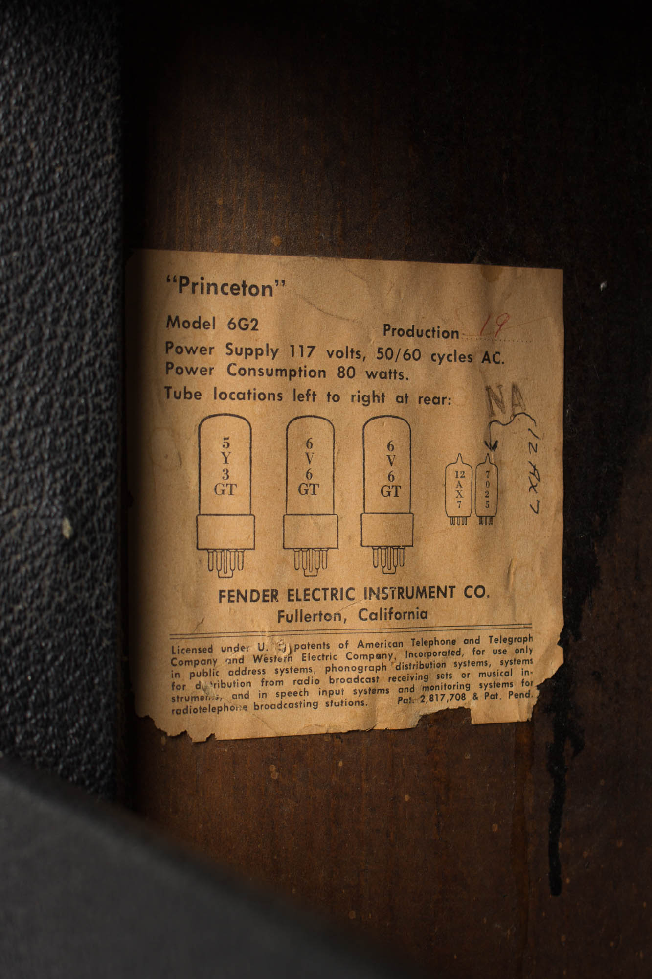 Fender Princeton Tube Amplifier (1964)