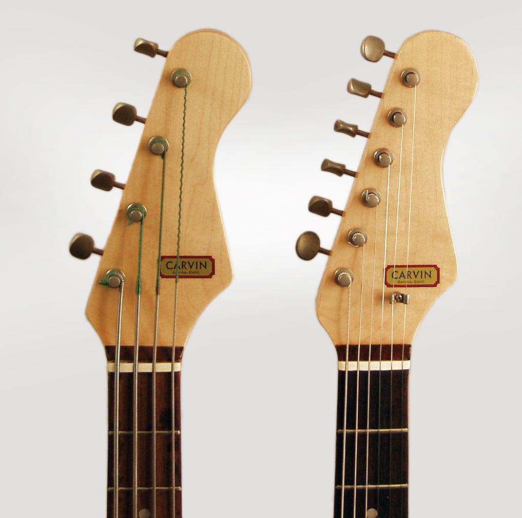 Carvin DBS98B Doubleneck Bass and Guitar Solid Body Electric Guitar (1972)