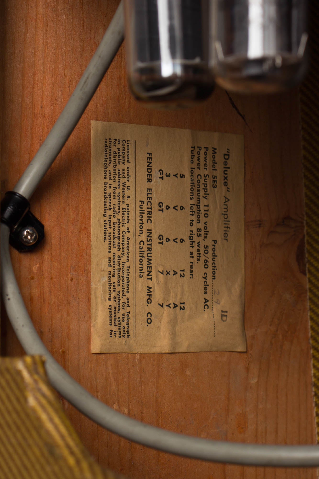 Fender Deluxe 5E3 Tube Amplifier (1959)