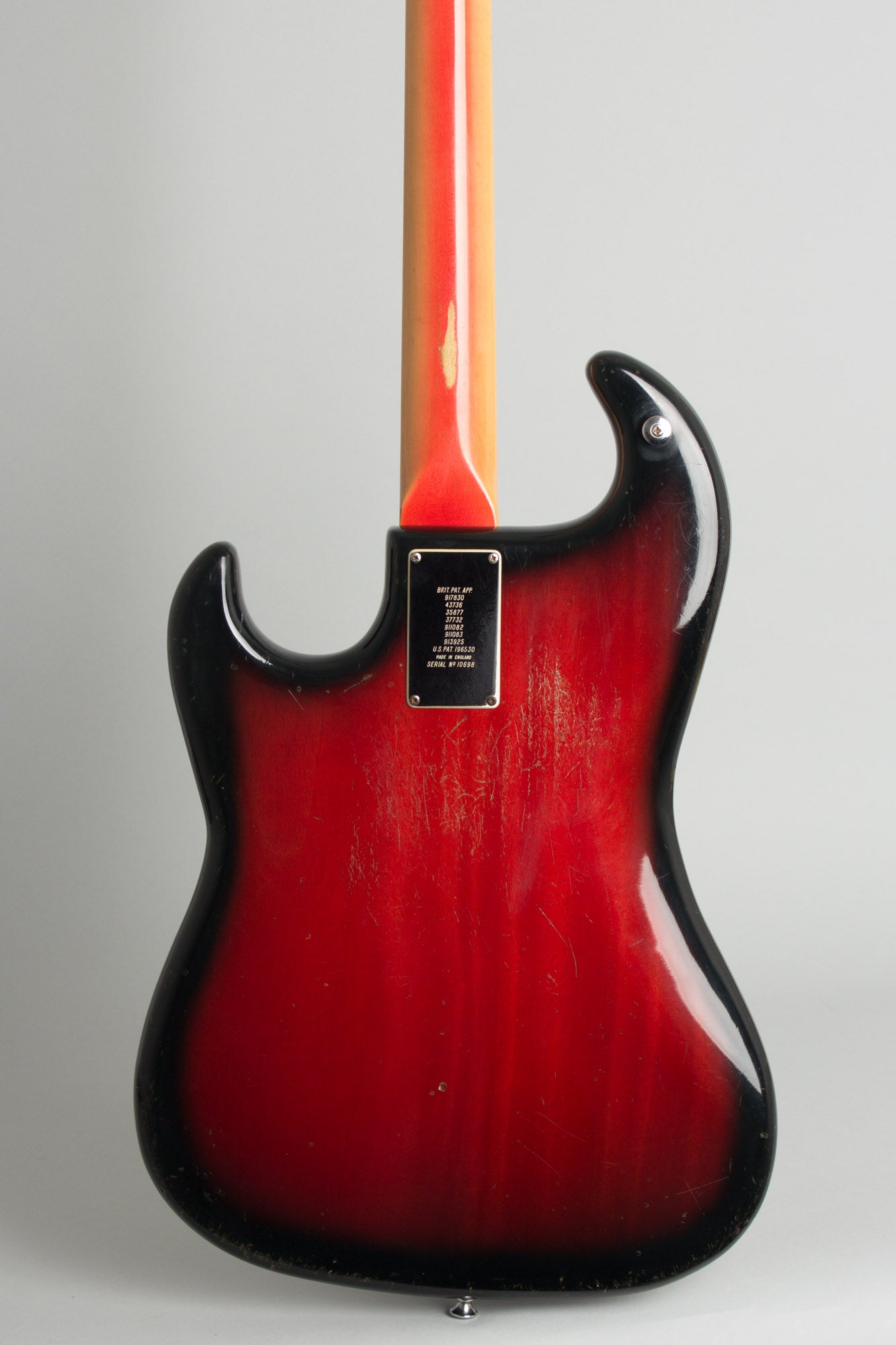 Burns Jazz Bass Solid Body Electric Bass Guitar (1965)