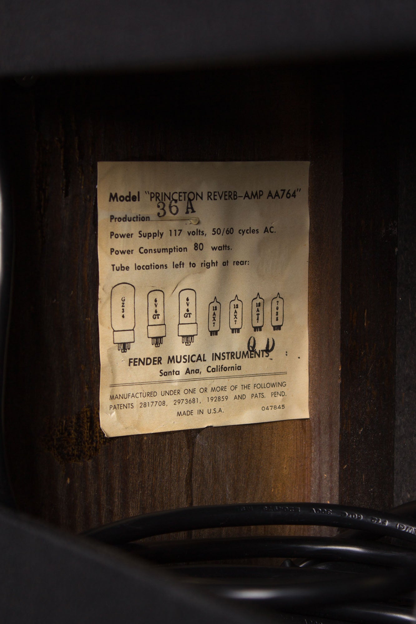 Fender Princeton Reverb AA-764 Tube Amplifier (1967)
