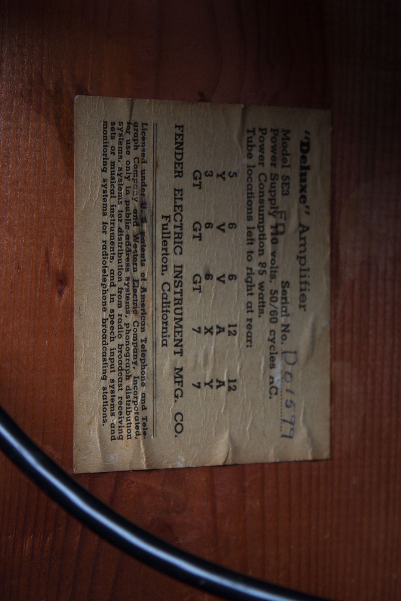 Fender Deluxe 5E3 Tube Amplifier (1956)