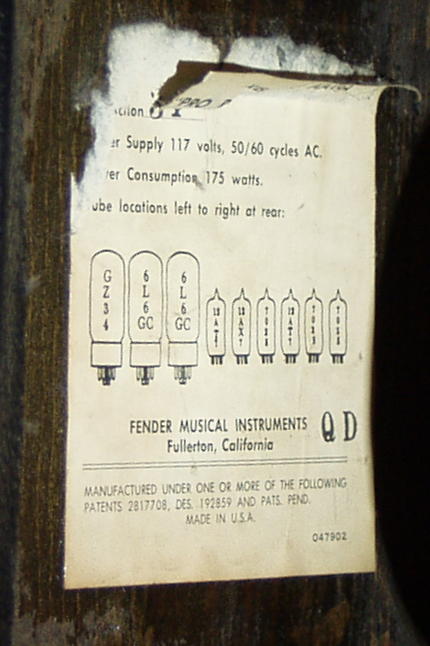 Fender Pro Reverb Tube Amplifier (1967)