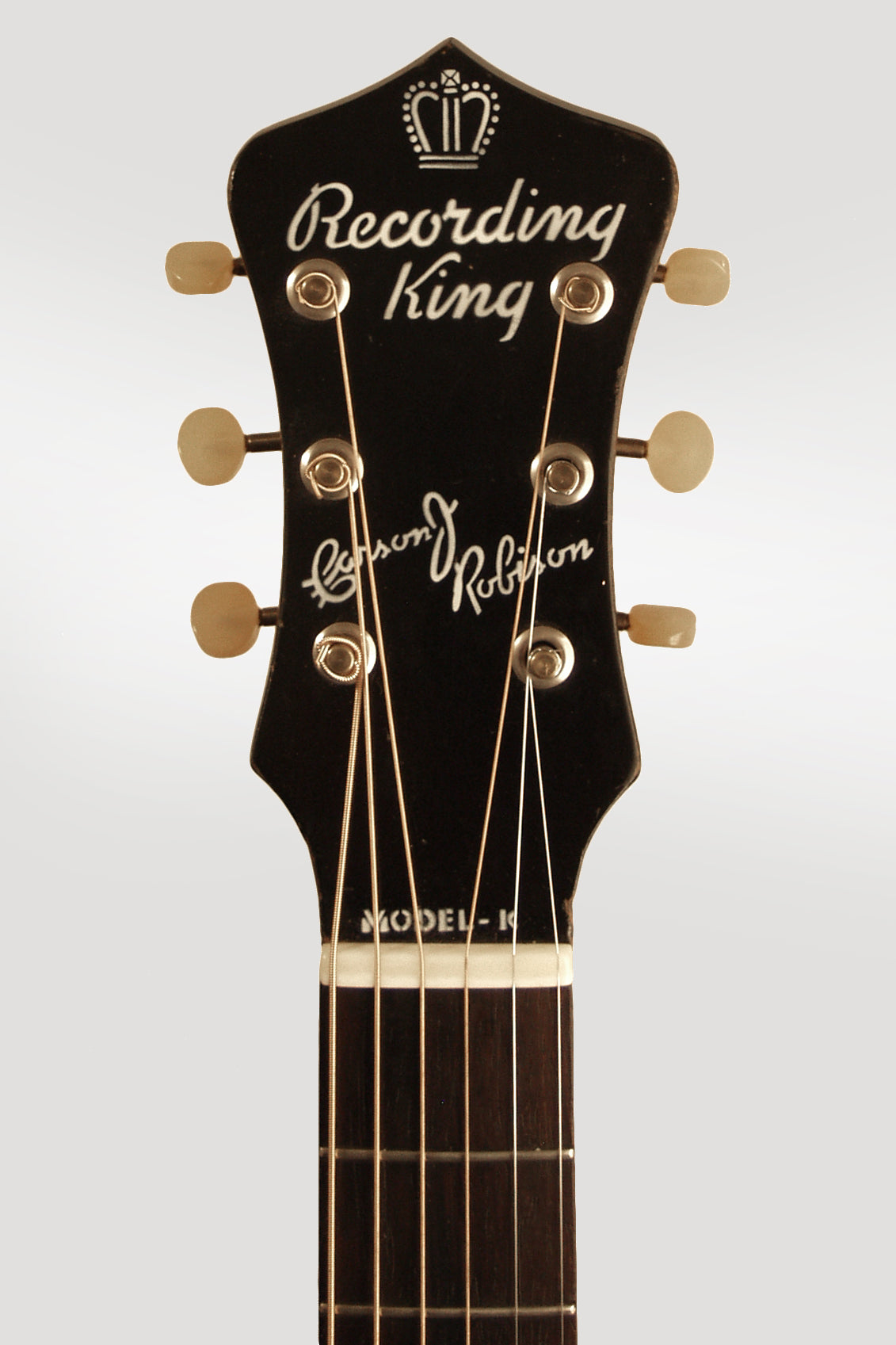 Gibson Recording King Carson Robison Model K Flat Top Acoustic Guitar (1939)