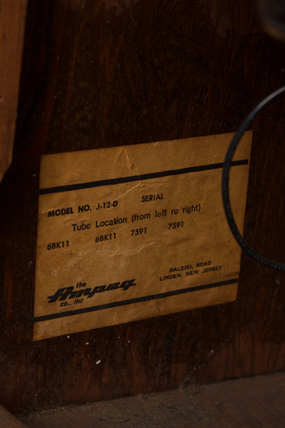 Ampeg Jet Model J-12-D Tube Amplifier (1966)