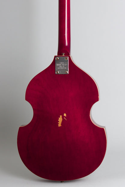 Crown Violin Bass Hollow Body Electric Bass Guitar (1966)