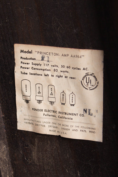 Fender Princeton A-964 Tube Amplifier (1964)
