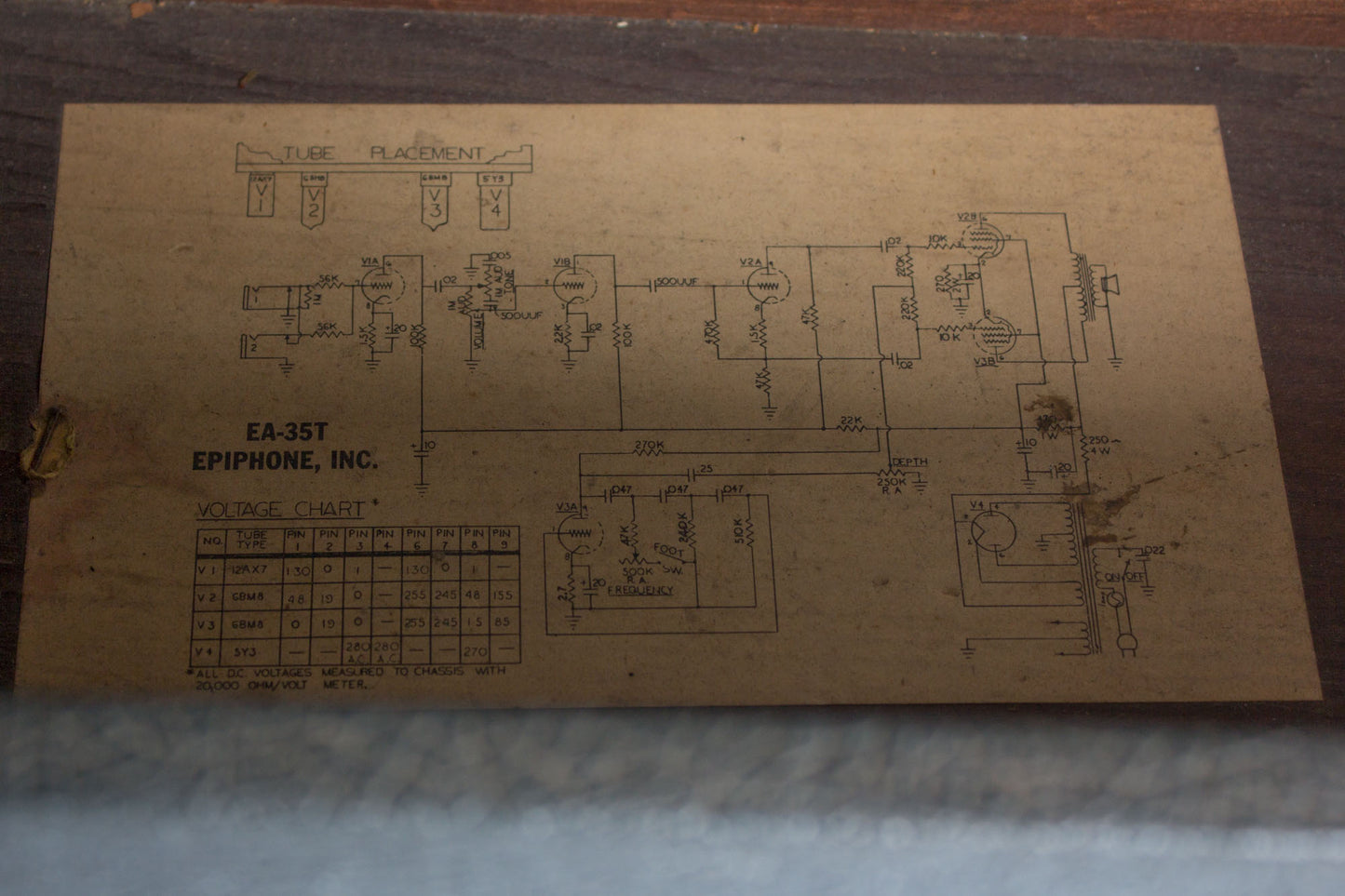 Epiphone EA-35T Devon Tremolo Tube Amplifier (1962)